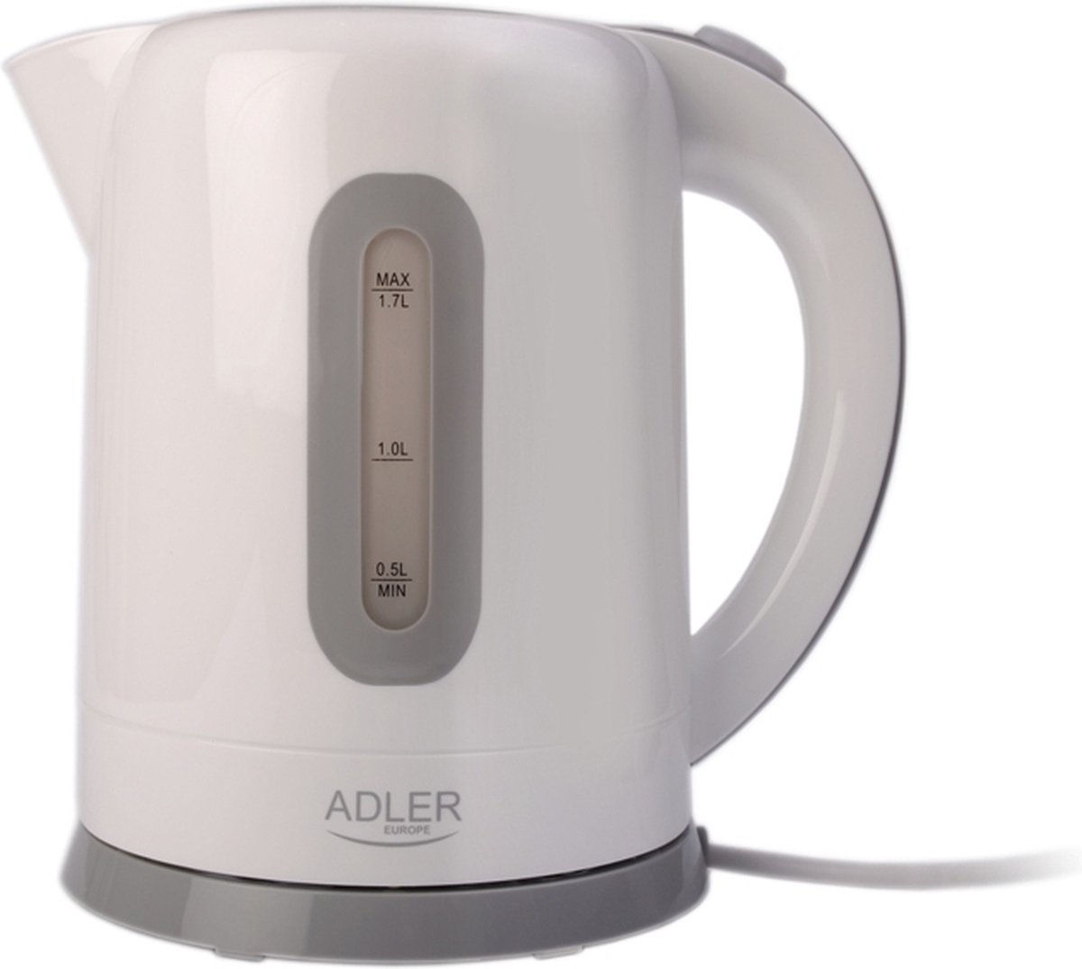 conversie Zuigeling Inspecteren Adler AD 1234 – Draadloze waterkoker – wit – 2200 watt – 1.7 L –  Voordeelketen